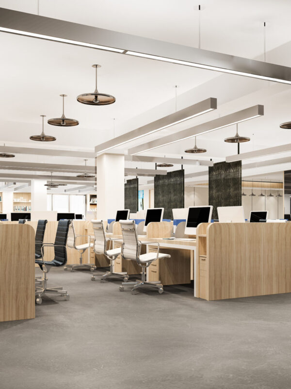 3d rendering business meeting and working room on office buildin 3d rendering business meeting and working room on office building